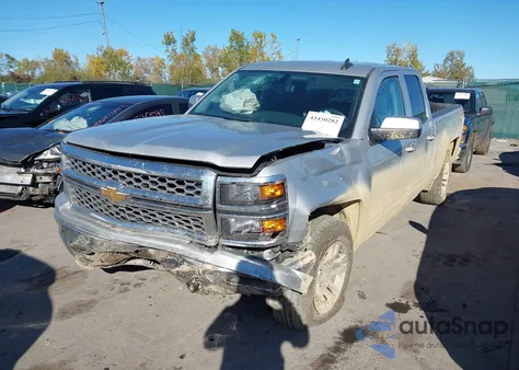 2015 Chevrolet Silverado 1500 1Lt из США, поврежденный, VIN 1GCVKREC0FZ393381